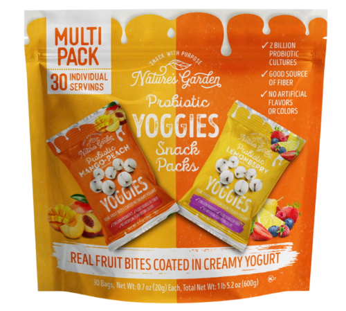 (image for) Yoggies Probiotic Multi Pack (Lmn Bry/Mngo Pch) 30/.7oz